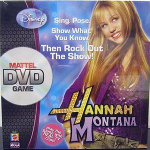 Disney Hannah Montana Mattel DVD Game **NEW & SEALED**